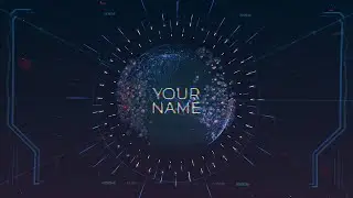 FREE 3D Intro #48 | Earth Abstract Logo/Name Reveal | The Best Intro Templates Ever