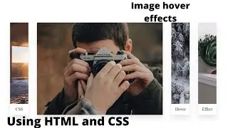 How to create image hover effect , (  hovering the image makes the image larger)
