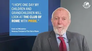 The impact of growth on our planet: Ernst von Weizsäcker, Honorary President of the Club of Rome