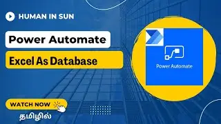 Connect Excel As Database | Power Automate | Beginner | Tamil.