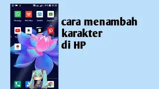 cara menambah karakter shimeji di HP