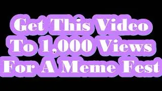 Meme Fest Anouncment
