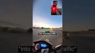 Biker Gets Pushed Into Oncoming  Traffic and Driver gets Instant Karma