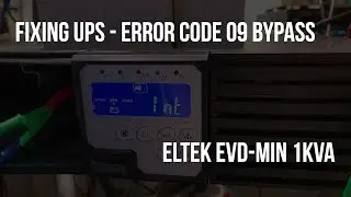fixing server ELTEK UPS  error code 09 constantly BYPASS [double conversion]