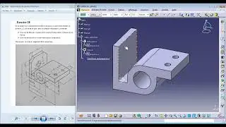 Catiav5 exercice 28  | | تعلم كاتيا بالدارجة | | catia v5 part design et drafting