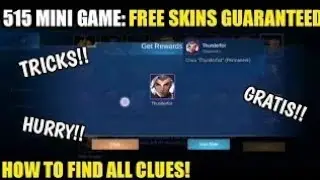 HOW TO FIND ALL CLUES IN NEW BROWSER EVENT AND GET CHOU THUNDERFIST SKIN FOR FREE MOBILE LEGENDS