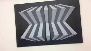 Original Geometric Canvas Painting
