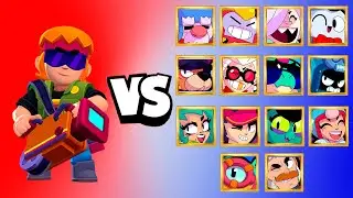 BUSTER VS EVERY CHROMATIC BRAWLER | Brawl Stars