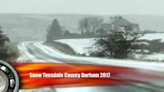 Winter Snow UK February 2017 Teesdale County Durham