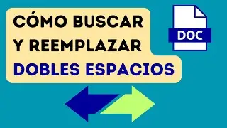 📢 Cómo ELIMINAR DOBLES ESPACIOS en un Word