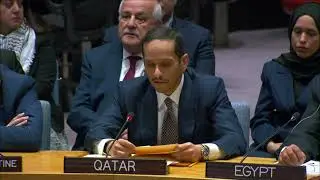 كلمة معالي رئيس مجلس الوزراء وزير الخارجية أمام مجلس الأمن  في الإحاطة حول الحالة في الشرق الأوسط