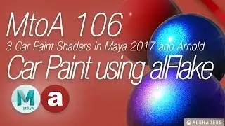 Car Paint with aiFlake | Arnold / Maya