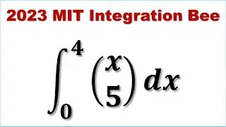 Evaluating Integral - A Quicker Way |  MIT Integration Bee 2023