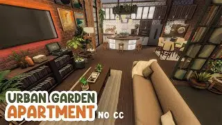 Urban Garden Apartment 🪴☕ The Sims 4 Speed Build