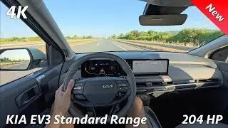 KIA EV3 2025 POV Test drive (Standard Range 55 kWh, FWD 204 HP)