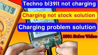 Techno bb4k charging not stock // Charging not show // Techno bl39lt bb4k fake charging solution