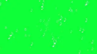Music Notes 2 Green Screen