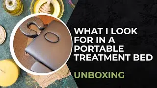 What I Look For In A Portable Treatment Bed (unboxing a new massage table) 