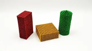 DIY - How To Make Geometric blocks With Magnetic Balls