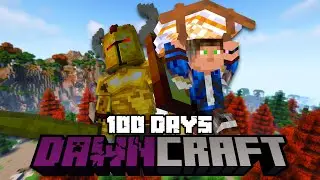 I Survived 100 Days of Hardcore Minecraft in DAWNCRAFT