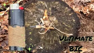 Ultimate BIC easy fire starting