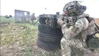 New Russian Light Machine Gun RPL-20 (РПЛ-20) Shooting by Russian Airborne Force (VDV)