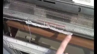 Работа на машине SILVER REED SK - 280