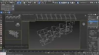 Folding 02: Folding based on spline lines in 3ds max