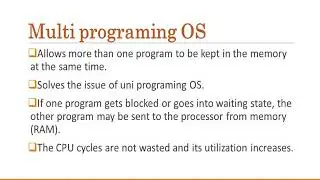 Types of Operating System | Urdu