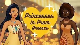 If the DISNEY PRINCESSES went to PROM (part 2)【speedpaint】