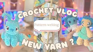 Crochet Business  Rebuilding  Vlog 💗 PATTERN writing 📝 unboxing 📦