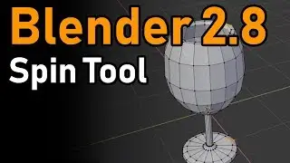 Blender 2.8 Spin Tool Turbo Tutorial