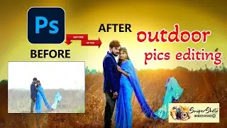 Photoshop cc tutorial: How to edit outdoor photo | How to retouch outdoor photo(telugu) #outdoor
