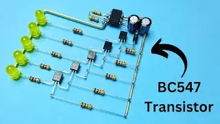 How to Make Bike Sequential Turn Signal Indicator | BC547 Transistor