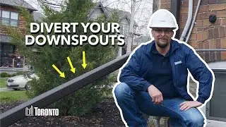 5. Divert your downspouts