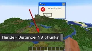 what if you set render distance to more then 64 chunks...