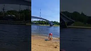 Plage de Veliki Novgorod. Пляж у кремля, Великий Новгород #travel #russia