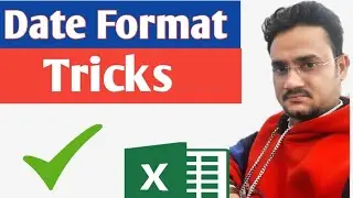 How to change Date Format in Microsoft Excel Sheet | Date Format in excel (DATES FORMAT) Excel Date