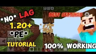 Minecraft HOW TO REDUCE LAG 🥳 IN (1.20+ PE) {TUTORIAL} || #minecraft tutorial