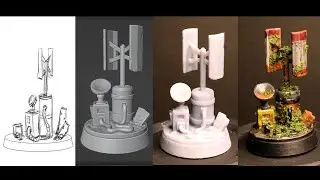 Design, Sculpt, Print, and Paint in (under) 24 hours