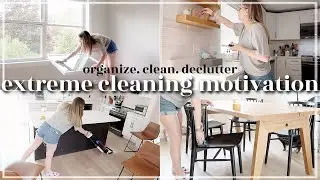 WHOLE HOUSE CLEAN WITH ME / SMALL SPACE CLEAN DECLUTTER ORGANIZE / EXTREME CLEANING MOTIVATION 2023