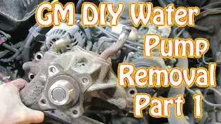 DIY - 98 K1500 Silverado Vortec Water Pump Replacement - How to Remove a Water Pump