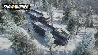 Getting totally Stuck in the Woods and Serious Connection Issues - SNOWRUNNER - E36