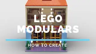 How To Create a LEGO Modular Compatible Building with Bricklink Studio