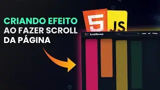 Criando efeito sensacional com HTML, CSS e JAVASCRIPT 😍