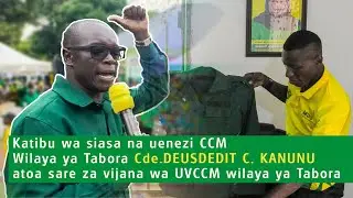 KATIBU MWENEZI CCM WILAYA TABORA ATOA ZAWADI YA KOMBATI 15