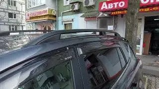 Козырные чёрные рейлинги на Тойоту РАВ-4 TOYOTA Rav4