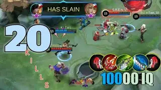 10000 IQ Pays Yi Sun Shin 20 Kills Mobile Legends 2021