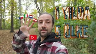 HAYALLERİM GERÇEK OLDU! Almanya'daki 3.Yılım Nasıl Geçti ? Bir Yılda 5 Ülkeye Seyahat Ettim #vlog