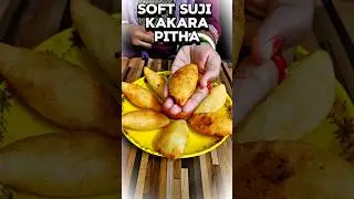 Suji Kakare Pitha🤤 very easy soft pitha #shorts #cooking #kakarapitha